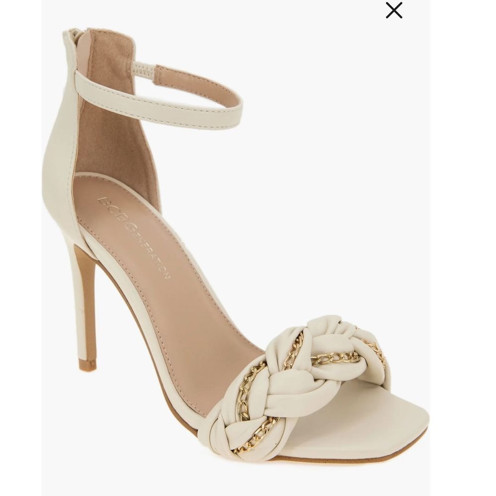 BCBGENERATION Bianca Isabel Ankle Strap Sandal Heel Women's Size 7 New In Box